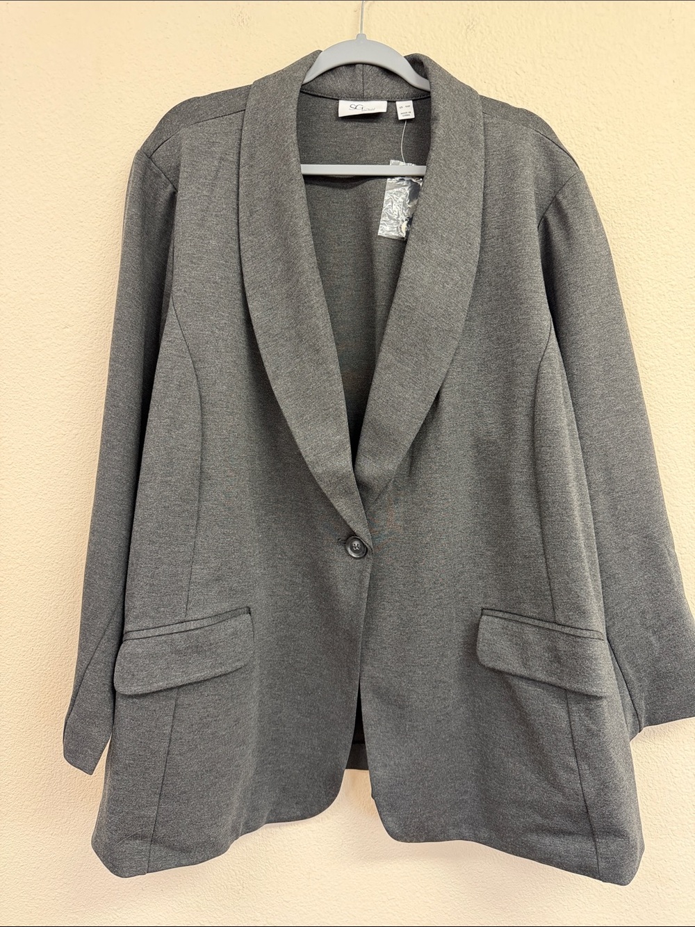 Susan Graver Tailored Ponte Knit Blazer Petite Women’s Size 4XP NWT QVC